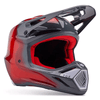 Casque FOX V3 Volatile gris/rouge 2024