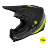 Casque SHOT Core Custom noir/jaune fluo 2024