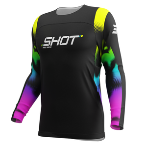 Maillot Enfant SHOT Contact Nitro noir 2026