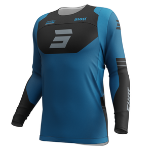 Maillot SHOT Contact Shield bleu 2025