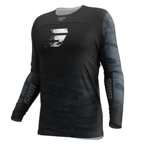 Maillot SHOT Contact Tactic noir/gris 2025