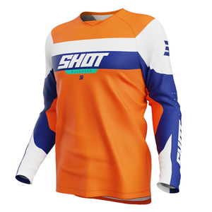 Maillot Enfant SHOT Draw League orange 2025