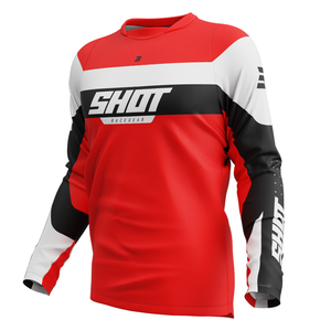 Maillot SHOT Devo League rouge 2025