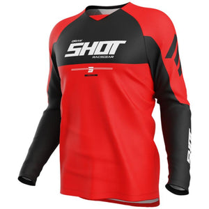 Maillot SHOT Draw Private rouge 2026