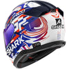 Casque intégral SHARK Skwal i3 Replica Zarco GP De France blanc violet bleu 2026