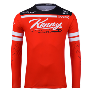 Maillot Kenny Track Dirt rouge 2025