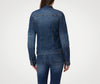 Veste jean PMJ femme Lucy bleu AAA
