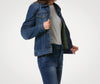 Veste jean PMJ femme Lucy bleu AAA