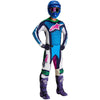 Tenue ALPINESTARS Techstar Maven blanc/bleu