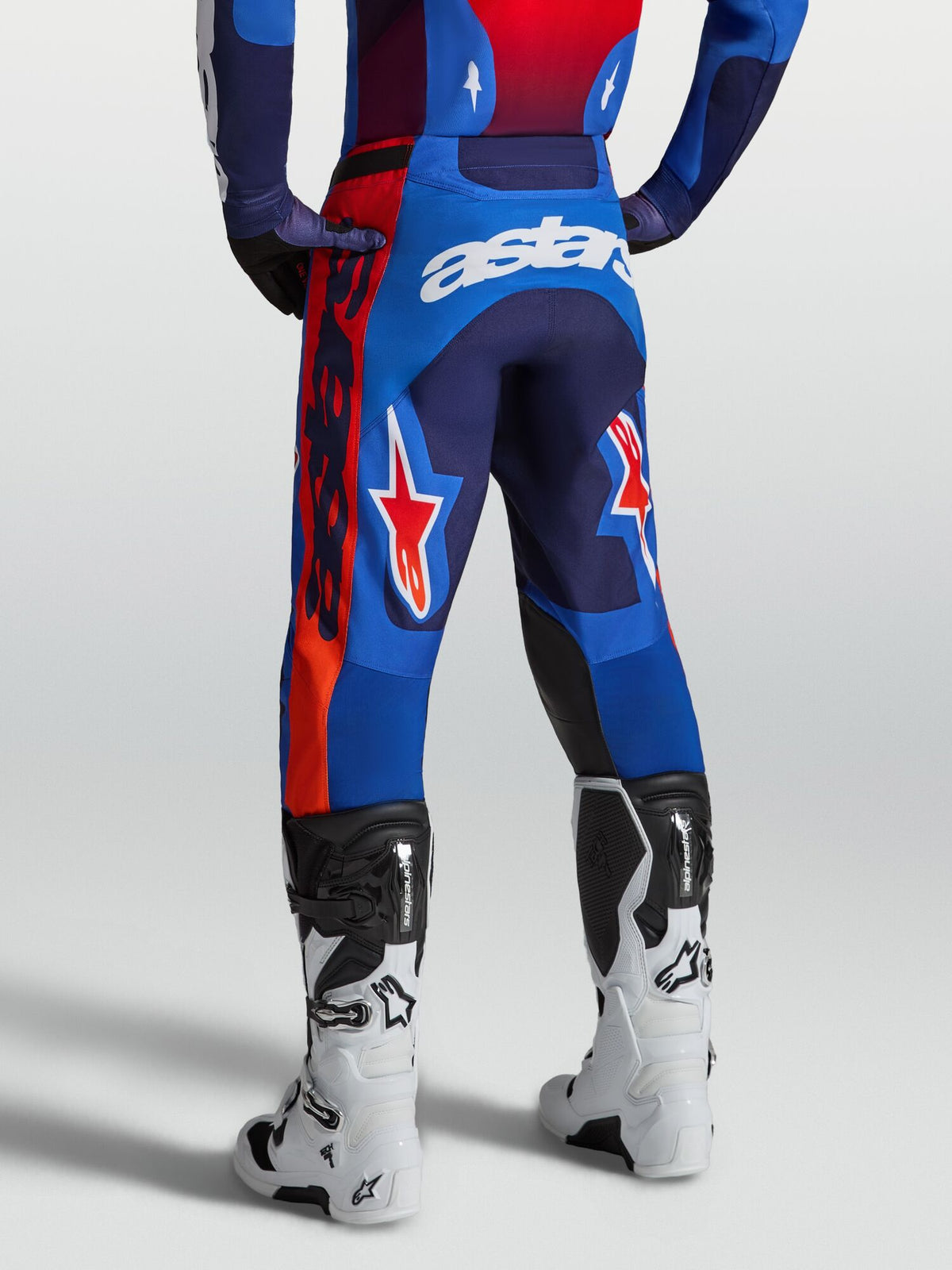 Tenue ALPINESTARS Racer Hunt bleu/rouge
