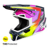 Casque SHOT Lite Racing bleu/jaune 2026