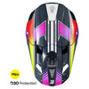 Casque SHOT Lite Racing bleu/jaune 2026