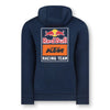 Sweat zippé femme KTM Backprint RED BULL navy