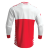 Maillot THOR Hallman Differ blanc/rouge 2025