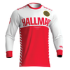 Maillot THOR Hallman Differ blanc/rouge 2025