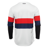 Maillot THOR Hallman Differ blanc/rouge/navy 2025
