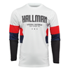 Maillot THOR Hallman Differ blanc/rouge/navy 2025