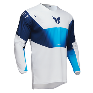 Maillot THOR Launchmode Storm blanc 2025