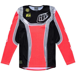 Maillot enfant Troy Lee Designs SE Pro Stripes rouge/noir