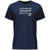 T-shirt Shot Volt bleu