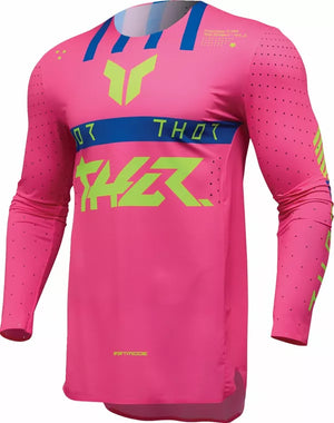 Maillot THOR Sportmode Flite Neon Eli Steria rose/bleu 2025