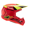 Casque enfant ALPINESTARS SM3 Fray rouge/jaune