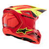 Casque enfant ALPINESTARS SM3 Fray rouge/jaune