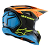 Casque enfant ALPINESTARS SM3 Fray noir/orange/bleu