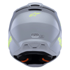 Casque enfant ALPINESTARS SM3 Radium gris/jaune