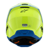 Casque enfant ALPINESTARS SM3 Radium jaune/bleu