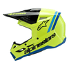 Casque enfant ALPINESTARS SM3 Radium jaune/bleu