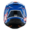 Casque enfant ALPINESTARS SM3 Wurx bleu/blanc/rouge