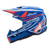Casque enfant ALPINESTARS SM3 Wurx bleu/blanc/rouge