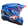 Casque enfant ALPINESTARS SM3 Wurx bleu/blanc/rouge