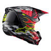 Casque ALPINESTARS SM5 Rash noir/rouge