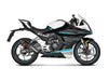 Silencieux AKRAPOVIC CFMOTO 450 NK/SR carbone