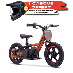 Draisienne SEDNA MX12 orange + Casque KENNY