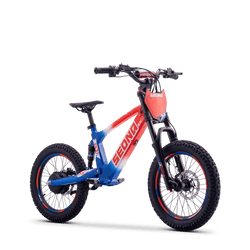 Draisienne électrique SEDNA SX18 bleu/blanc/rouge