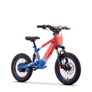 Draisienne électrique SEDNA SX16 bleu/blanc/rouge
