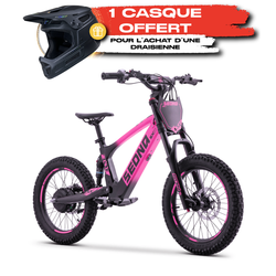 Draisienne SEDNA SX18 rose + Casque KENNY