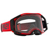Lunettes OAKLEY Airbrake MX Moto rouge B1B écran clair