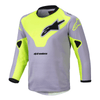 Maillot enfant ALPINESTARS Racer Kids gris/jaune 2025