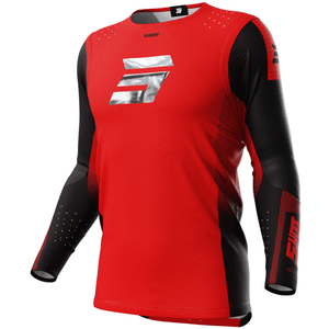 Maillot SHOT Aerolite Honor rouge/chrome 2024