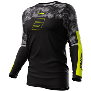 Maillot SHOT Contact Patrol noir/jaune 2024