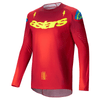 Maillot ALPINESTARS Supertech Maker rouge/jaune 2025
