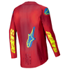 Maillot ALPINESTARS Supertech Maker rouge/jaune 2025