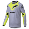 Maillot enfant ALPINESTARS Racer Veil gris/jaune 2025