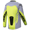 Maillot enfant ALPINESTARS Racer Veil gris/jaune 2025
