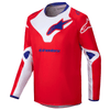 Maillot enfant ALPINESTARS Racer Veil rouge/blanc 2025