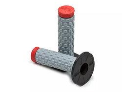 Poignées PRO TAPER MX Pillow Top rouge/gris